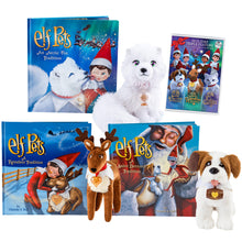 Load image into Gallery viewer, Elf on The Shelf Elf Pets Set: Reindeer, Arctic Fox, St. Bernard, and Triple Movie DVD with Joy Bag