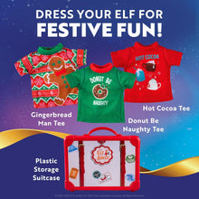 Load image into Gallery viewer, The Elf on the Shelf - Claus Couture Festive Fun T-Shirt Set (Scout Elf Not Included)