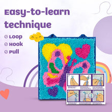 Load image into Gallery viewer, LatchKits - Butterfly Mini-Rug Kit