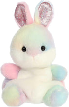Load image into Gallery viewer, Aurora Palm Pals Opal Rainbow Bunny Plush