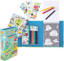 Load image into Gallery viewer, Schylling - Tiger Tribe: Adventure Coloring Set - Take Along Travel Art Kit