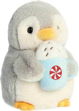 Load image into Gallery viewer, Aurora Pompom Penguins Holiday Set of 3: Stocking, Tree, and Latte