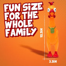 Load image into Gallery viewer, Squeeze Me Chicken Glow In The Dark - Medium 12.5"
