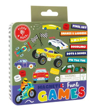Load image into Gallery viewer, Floss &amp; Rock - Magnetic Fun &amp; Games Tin: CARS