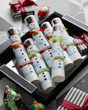 Load image into Gallery viewer, Robin Reed English Holiday Christmas Crackers - Racing Snowman, 6 Count