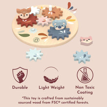Load image into Gallery viewer, Speedy Monkey - Wooden Gear Toy For Toddlers