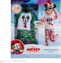 Load image into Gallery viewer, The Elf on the Shelf - Disney Mickey and Friends Cookies for Santa Pajama Set