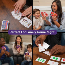 Load image into Gallery viewer, Playmonster 4-in-1 Card Game Bundle: Five Crowns, Set, Quiddler &amp; Karma