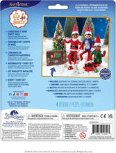 Load image into Gallery viewer, The Elf on the Shelf – Claus Couture Christmas T-Shirt Party Pack, 3 Festive Tees &amp; Keepsake Suitcase