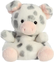Load image into Gallery viewer, Aurora Palm Pals 5" Plush Set of 4: Betsy Chick, Woolly Lamb, Sweetie Cow, Piggles Spotted Piglet, with Drawstring Bag