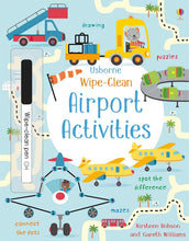 Load image into Gallery viewer, Usborne Wipe-Clean Activity Book: AIRPORT ACTIVITIES