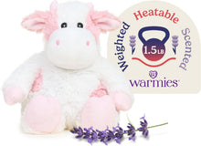 Load image into Gallery viewer, Warmies Microwavable &amp; Weighted Plush - Strawberry Cow, Large