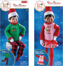 Load image into Gallery viewer, The Elf on The Shelf Claus Couture Set of 2: I'm So Fly PJs and Yummy Cookie Nightgown