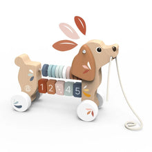 Load image into Gallery viewer, Speedy Monkey - Wooden Puppy Pull-Along