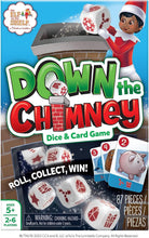Load image into Gallery viewer, The Elf on the Shelf Down the Chimney Dice and Card Game