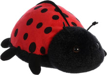Load image into Gallery viewer, Aurora 8" Flopsie Spring Critters: Ladybug and Slow Snail with Exculsive Drawstring Bag
