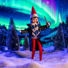 Load image into Gallery viewer, The Elf on the Shelf - Harry Potter Bundle: Hogwarts House Robe Set, Gryffindor PJs &amp; Great Hall Pop-Up Props (Scout Elf Not Included)