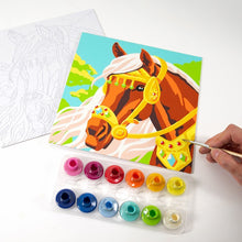 Load image into Gallery viewer, Sentosphère Colorizzy Paint-by-Number Kits - Horses