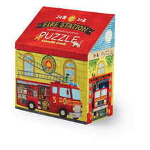 Load image into Gallery viewer, Crocodile Creek Fire Station Puzzle, 24-Pieces