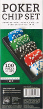Load image into Gallery viewer, Anker Play - Poker Chip Set, 100 Pieces with Chip Tray