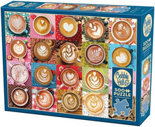 Load image into Gallery viewer, Cobble Hill 500 Piece Jigsaw Puzzle - Love You A Latte (Poster Included)