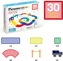 Load image into Gallery viewer, PicassoTiles - Magnetic Race Track Building Blocks Construction Set