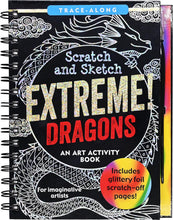 Load image into Gallery viewer, Scratch and Sketch - Extreme! Dragons: An Art Activity Book