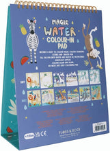 Load image into Gallery viewer, Floss &amp; Rock Magic Water Color-In Pad Easel and Pen - Jungle Magic