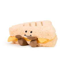 Load image into Gallery viewer, Warmies Microwavable &amp; Weighted Plush Comfort Food Set - Hotdog &amp; Grilled Cheese, Large
