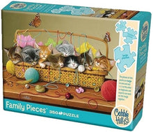 Load image into Gallery viewer, Cobble Hill 350 Piece Jigsaw Puzzle - Basket Case (Poster Included), Family Pieces