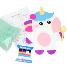Load image into Gallery viewer, Apli Krapli - Felt Sewing Kit for Beginners: UNICORN