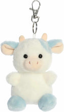 Load image into Gallery viewer, Aurora Adorable Palm Pals Plush - Skyla Blueberry Cow Clip-On