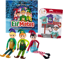 Load image into Gallery viewer, The Elf on the Shelf Elf Mates Tri-Pack with Sweet Tees Multipack