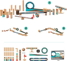 Load image into Gallery viewer, Zig &amp; Go - 28 pcs Marble Run