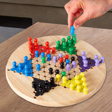 Load image into Gallery viewer, Chinese Checkers Wooden Game Set