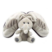 Load image into Gallery viewer, Flipetz - Velvet the Elephant &amp; Eggplant: 2-in-1 Plush Toy