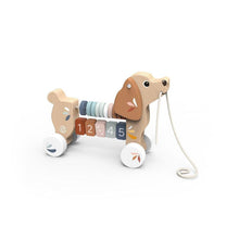 Load image into Gallery viewer, Speedy Monkey - Wooden Puppy Pull-Along