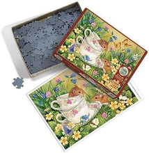 Load image into Gallery viewer, Cobble Hill 275 Piece Jigsaw Puzzle - Tea for Two (Poster Included), Extra-Large Pieces