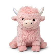 Load image into Gallery viewer, Warmies Microwavable &amp; Weighted Plush - Pink Highland Cow