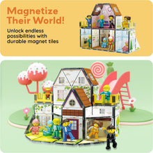 Load image into Gallery viewer, Picasso Tiles - Magnetic Tile Construction Blocks: FAMILY HOMESTEAD
