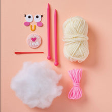 Load image into Gallery viewer, Bright Stripes - Snack Knit Kit Bundle: Cupcake Cutie and Lil' Dumplin
