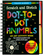 Load image into Gallery viewer, Scratch and Sketch - Dot-to-Dot Animals: An Art Activity Book