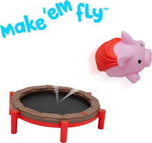 Load image into Gallery viewer, Pigs on Trampolines - Family Game - Skill &amp; Action - Bounce Pigs into Mud - 2 to 3 Players - for Ages 6+