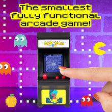 Load image into Gallery viewer, Tiny Arcade Pac-Man 3.5" Mini Retro Game - Functional Arcade Cabinet w/ Real Gameplay &amp; Sounds - Classic Game Fits in the Palm of Your Hand (Ages 8+)