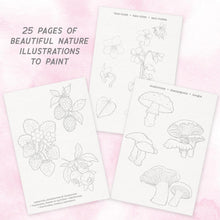 Load image into Gallery viewer, Bright Stripes - Watercolor Journal: Forest Flora