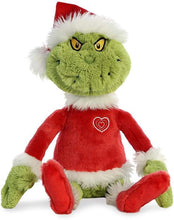 Load image into Gallery viewer, Aurora Plush - Bundle of 2: Grinch Santa &amp; Max with Antler, 18"