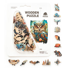 Load image into Gallery viewer, Geek Toys World - Piecezz Mini Wooden Puzzle: Owl, 40 pieces