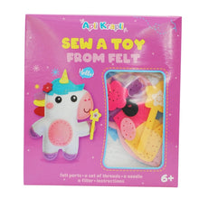 Load image into Gallery viewer, Apli Krapli - Felt Sewing Kit for Beginners: UNICORN