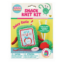 Load image into Gallery viewer, Bright Stripes - Snack Knit Kit: Juicy Cutie