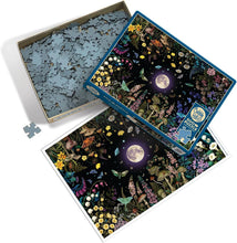 Load image into Gallery viewer, Cobble Hill 500 Piece Jigsaw Puzzle - Night Garden (Poster Included)